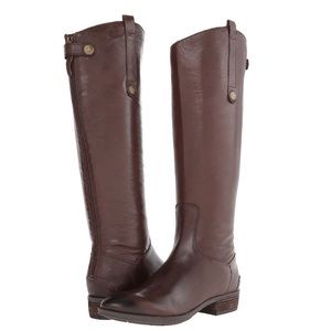 Sam Edelman Leather Riding Boots, Size 8